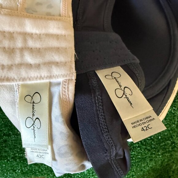 Jessica Simpson Lifting Molded Animal Print 2 Pack Underwire Bra Size 42C NEW - Picture 9 of 11